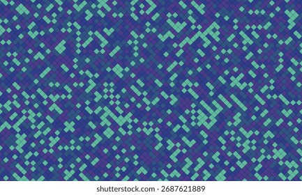 Fondo Abstractas del arte del pixel con los tonos azules, púrpuras y verdes