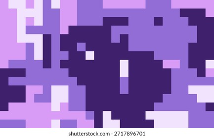 Fondo Abstractas del arte del pixel en tonos calmantes de la lavanda y púrpura.  Perfecto para Sitios web, presentaciones o como textura digital. Evoca sentimientos de serenidad y diseño moderno.