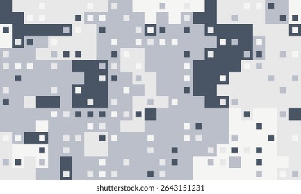 Abstract pixel art background.  Grey and white geometric shapes create a modern, digital texture. Perfect for website banners, tech presentations, or modern design projects.