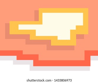 Abstract pixel art colorful geometric background.