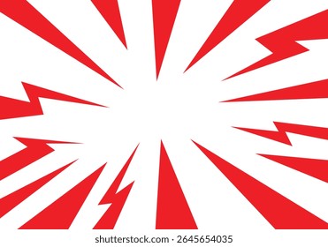 Abstrato pixel art colorido raios raios e luz de flash no fundo branco. Manga Sunburst Energia Tempo Velocidade Raios Animação. Velocidade de fundo de anime de listras em estilo relacionado a pix