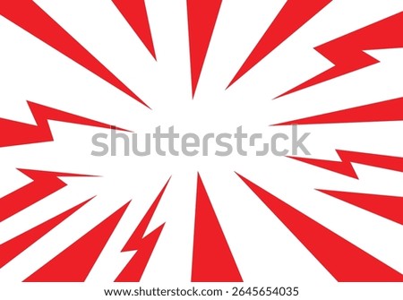 Abstract pixel art coloured ray beams and flash lightening on white background. Manga Sunburst Energy Time Speed Rays Animation. Anime background speed of stripes in pix elated style
