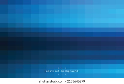 arte de píxeles abstractos en fondo azul gradiente arte moderno se puede utilizar para la tecnología de plantillas de sitio web presentación de productos cuadro arte comida y bebida etiqueta de producto vectores