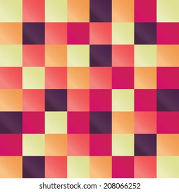Abstract Pixel Art Style Background