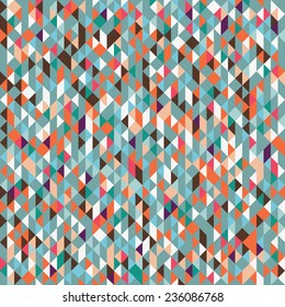 Abstract pixel art style vector background