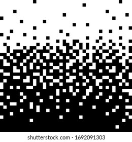 Abstract pixel back white and black colors