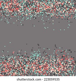 Abstract Pixel Background