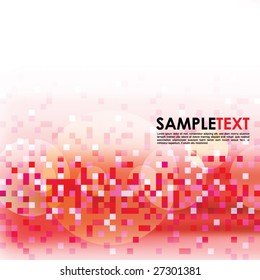 Abstract pixel background