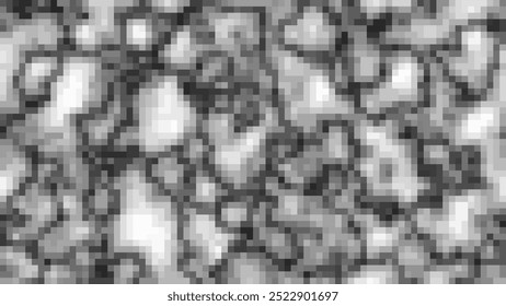 ABSTRATO PIXEL FUNDO PRETO E BRANCO FORMAS DE COR DESIGN MODELO DE VETOR PARA PAPEL DE PAREDE, DESIGN DE CAPA
