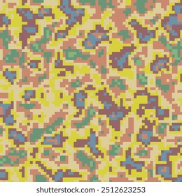 ABSTRAKTE PIXEL HINTERGRUND FLACHE PASTELL FARBFORMEN DESIGN VEKTORVORLAGE FÜR TAPETE, DECKEL DESIGN