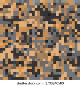 Abstract pixel background. Geometric vector pattern.