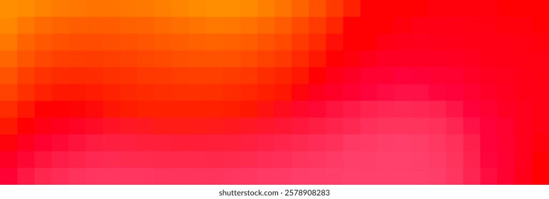Abstract pixel background. Red pixel spot. Vector shape background for banner, template and poster design. Soft gradient.