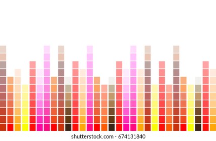 Abstract pixel background with several colors.