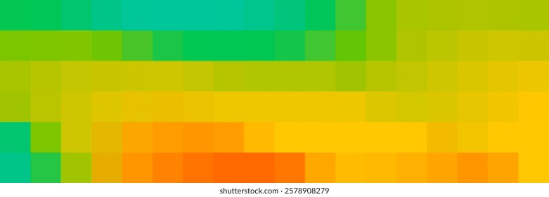 Abstract pixel background. Vector geometric shape background for banner, template and poster design. Yellow pixel spot.