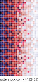 Abstract pixel background, vector illustration banner