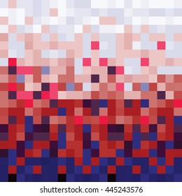 Abstract pixel background, vector illustration
