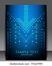 Abstract pixel blank. Vector