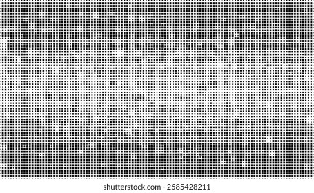 Abstract Pixel Halftone Square Patterns