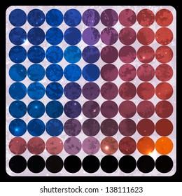 Abstract pixel mosaic
