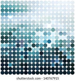Abstract pixel mosaic