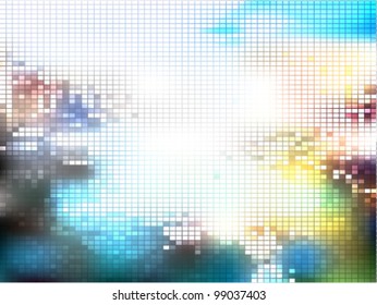 abstract pixel & mosaic background