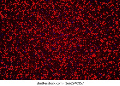 Ilustración vectorial de color de mosaico píxel abstracto. Cuadrados y ladrillos.