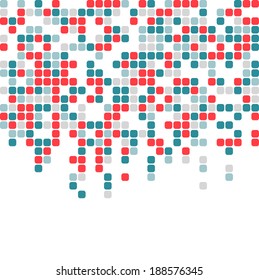 mosaico de píxeles abstractos fondo colorido