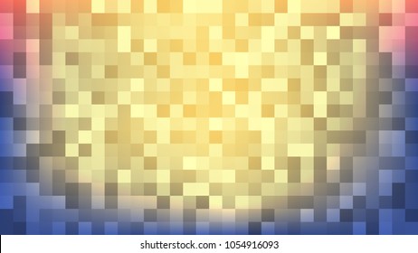 Abstract pixel mosaic gradient colorful background. Geometric  art for artistic concept works, cover designs.