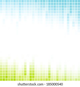 Abstract pixel mosaic gradient colorful background