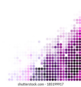 Fondo colorido del degradado de mosaico de píxeles abstractos