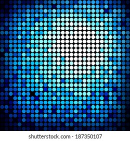 Fondo coloreado de mosaico píxel abstracto