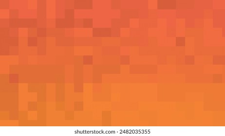 ABSTRACT PIXEL PATTERN BACKGROUND ORANGE PASTEL COLORFUL MOSAIC GRID DESIGN WITH GEOMETRIC SHAPES VECTOR TEMPLATE GOOD FOR MODERN WEBSITE, WALLPAPER, COVER DESIGN 