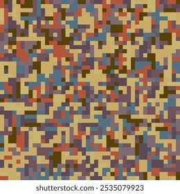 ABSTRACT PIXEL PATTERN BACKGROUND PASTEL COLORFUL MOSAIC GRID DESIGN WITH GEOMETRIC SHAPES VECTOR TEMPLATE GOOD FOR MODERN WEBSITE, WALLPAPER, COVER DESIGN 
