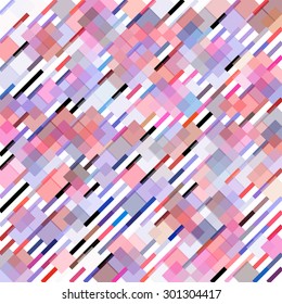 Abstract pixel pattern consisting of colored rectangles