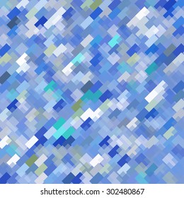 Abstract pixel pattern consisting of colored rectangles