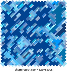 Abstract pixel pattern consisting of colored rectangles