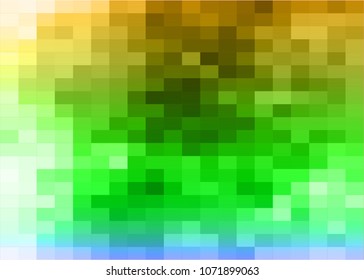 Abstract pixel rectangles background