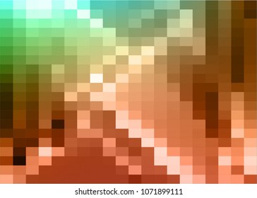Abstract pixel rectangles background