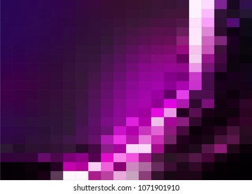 Abstract pixel rectangles background