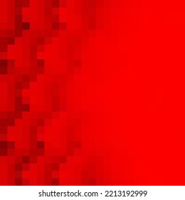 Resumen del fondo rojo del píxel. estilo poligonal. ilustración geométrica vectorial.