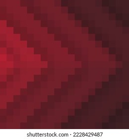 Abstract pixel red background. polygonal style. vector geometric illustration.