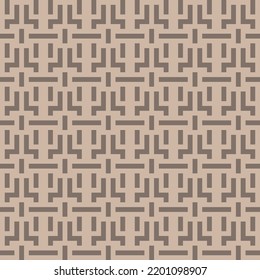 Abstract pixel seamless pattern. Art deco. Repeated elegant background. Repeating beautiful texture. Fancy pattern. Colorfull. Design for walpaper, wrapping, fashion, fabric, card, print