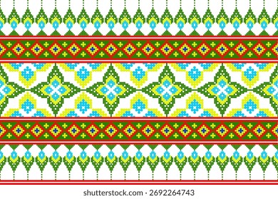 Abstract Pixel Seamless Pattern. Vector illustration design digital file download for print, printable, wallpaper, background, 