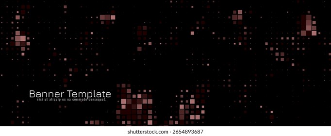 Vector Abstractas del diseño del Anuncio del estilo del pixel