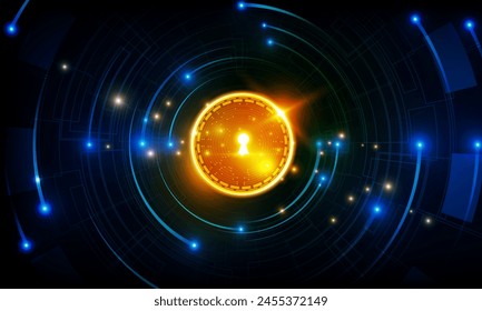 Abstract pixel technology Ai sci-fi artificial Intelligence concept machine deep learning futuristic digital for future on dark blue Hitech communication concept innovation background,  vector design
