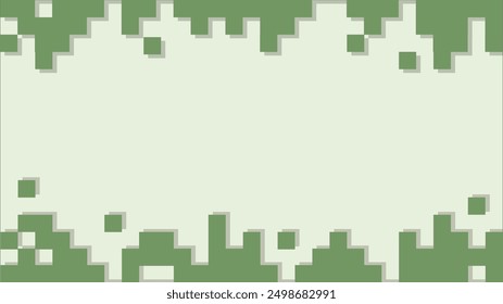 abstract pixelate background green theme for cover