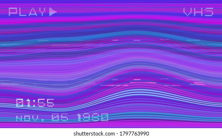 Abstract pixelated background with flickers and datamoshing effect. Vaporwave and cyberpunk style aesthetics.