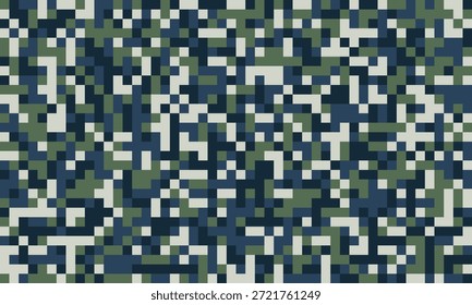 Abstractas patrón de camuflaje pixelado.  Perfecto para fondos, textiles o proyectos de diseño digital.  Moderno, versátil y con textura sutil.
