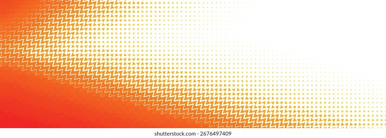 Abstract pixelated gradient of warm orange and yellow hues creating a dynamic and modern background pattern for design vector