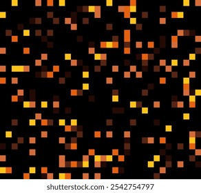 vetor de design de plano de fundo escuro de textura de grade pixelada abstrata